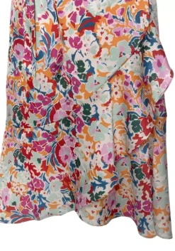 Clearance LASCANA Satinkleid Bunt-Bedruckt