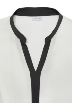 Clearance LASCANA Schlupfbluse Weis-Schwarz