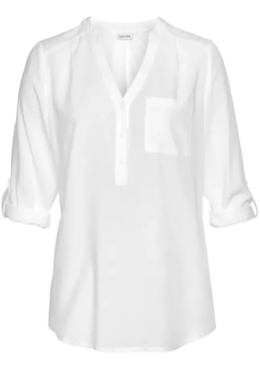 Clearance LASCANA Schlupfbluse Weis