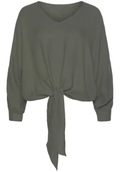 Outlet Vivance Schlupfbluse Khaki