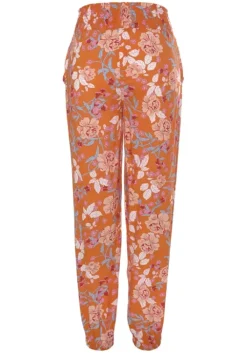Outlet LASCANA Schlupfhose Orange Bedruckt