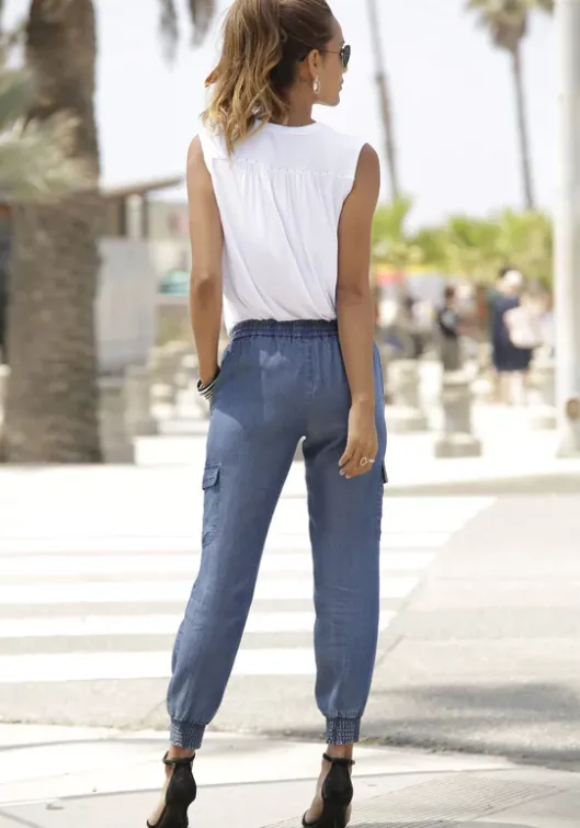 Sale LASCANA Schlupfhose Denim-Blue