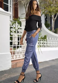 Sale LASCANA Schlupfhose Denim-Blue