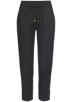 LASCANA Schlupfhose Schwarz