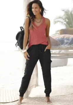 Discount LASCANA Schlupfhose Schwarz