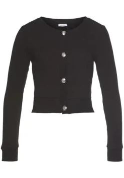 Clearance LASCANA Shirtjacke Schwarz