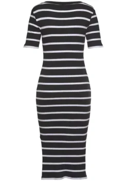 Online LASCANA Shirtkleid Schwarz-Weis-Gestreift