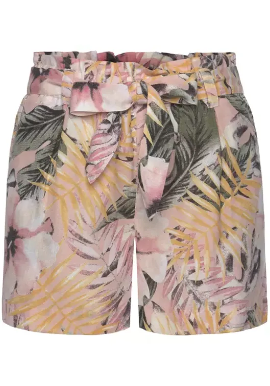 New LASCANA Shorts Apricot-Bedruckt