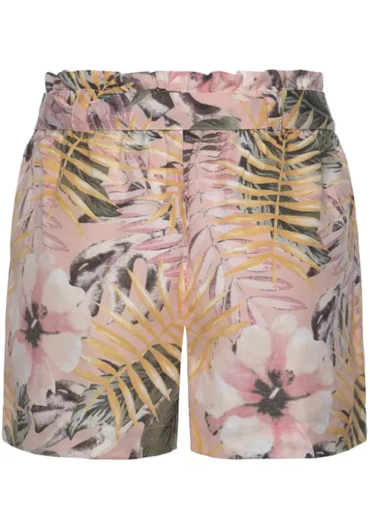 New LASCANA Shorts Apricot-Bedruckt
