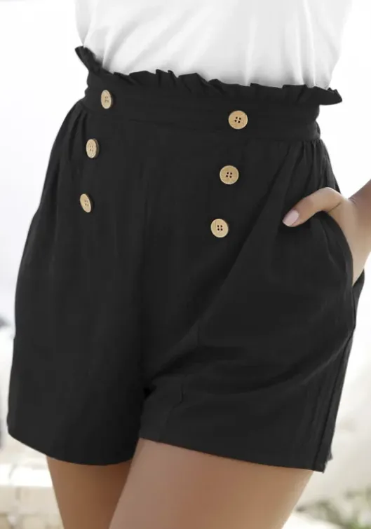Online LASCANA Shorts Schwarz