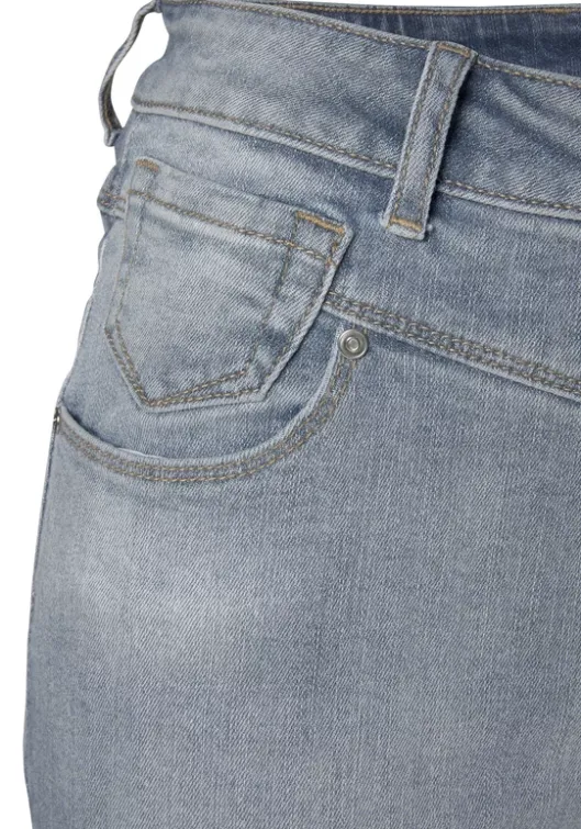Outlet LASCANA Skinny-Fit-Jeans Blue-Washed