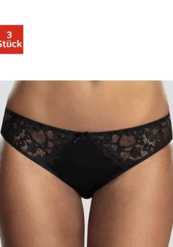 Online petite fleur Slip 3Xschwarz