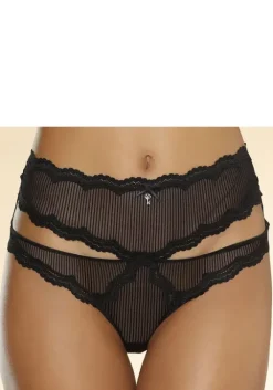 Online petite fleur gold Slip-Ouvert Schwarz