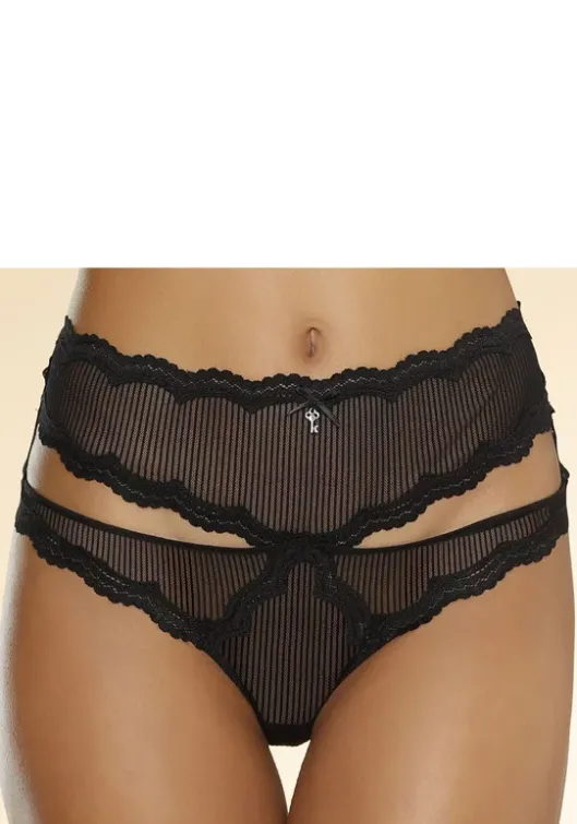 Online petite fleur gold Slip-Ouvert Schwarz