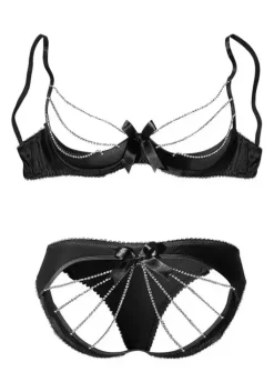 Outlet petite fleur gold Slip-Ouvert Schwarz