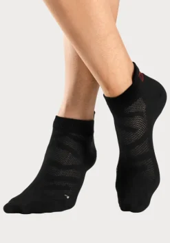 Best Bench. Sneakersocken 2X Rot, 2X Weis, 2X Schwarz