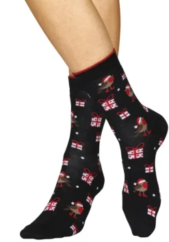 Hot H.I.S Socken 2X Schwarz-Gemustert, 1X Grau-Gemustert