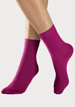 Best H.I.S Socken 1X Flieder, 1X Pink, 1X Blau, 1X Bordeaux