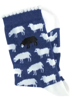 Discount H.I.S Socken 1X Jeans-Meliert, 1X Grau-Meliert, 1X Rot