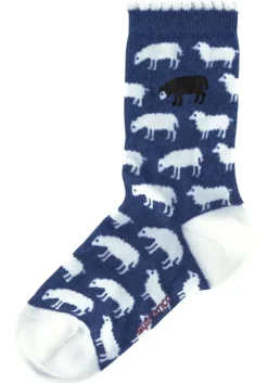 Discount H.I.S Socken 1X Jeans-Meliert, 1X Grau-Meliert, 1X Rot