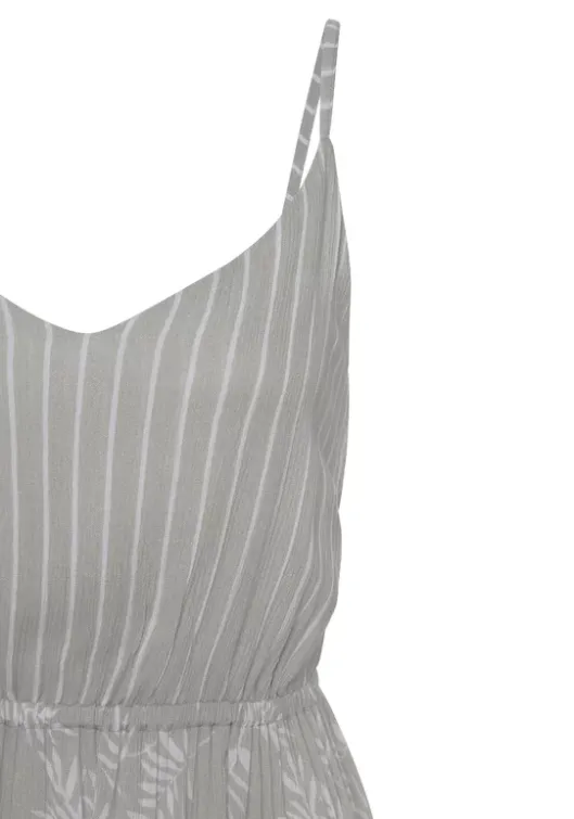 Clearance LASCANA Sommerkleid Schilfgrun-Creme Bedruckt