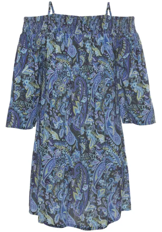 Best LASCANA Sommerkleid Blau Bedruckt