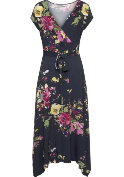 Discount Beachtime Sommerkleid Marine-Bedruckt