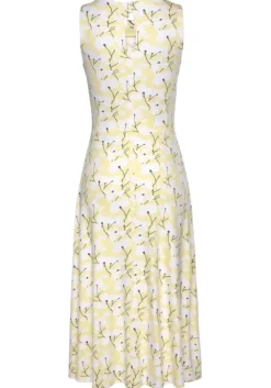 Clearance Beachtime Sommerkleid Gelb-Creme-Bedruckt