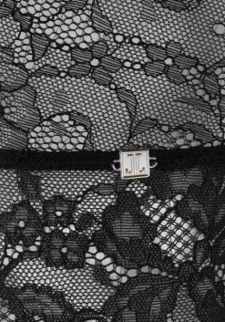 Hot JETTE Spitzentop Schwarz