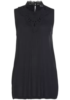 Outlet LASCANA Spitzentop Schwarz