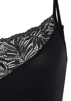 Sale LASCANA Spitzentop Schwarz