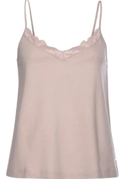 Clearance LASCANA Spitzentop Altrosa