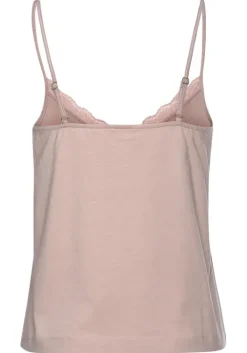 Clearance LASCANA Spitzentop Altrosa