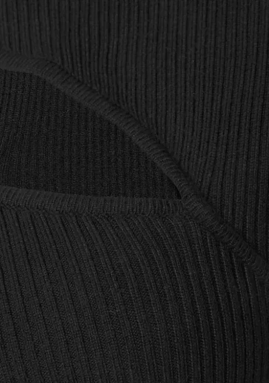 Online LASCANA Stehkragenpullover Schwarz