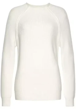 Best LASCANA Stehkragenpullover Wollweis