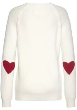 Best LASCANA Stehkragenpullover Wollweis