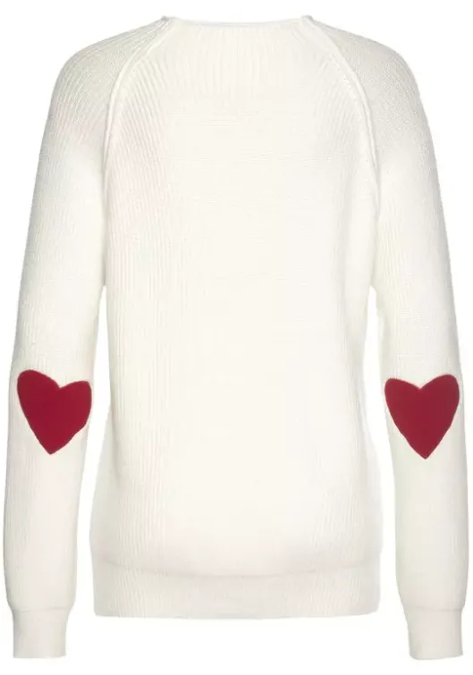 Best LASCANA Stehkragenpullover Wollweis