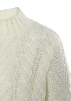 Online LASCANA Stehkragenpullover Creme