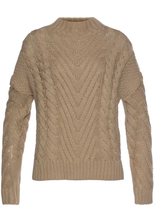 Stehkragenpullover Pullover
