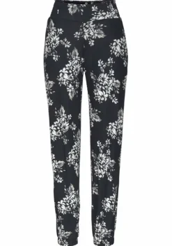 New LASCANA Strandhose Schwarz-Creme