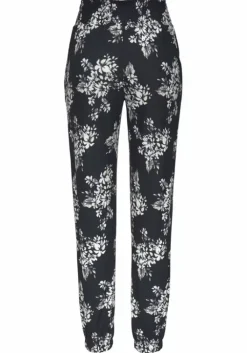 New LASCANA Strandhose Schwarz-Creme
