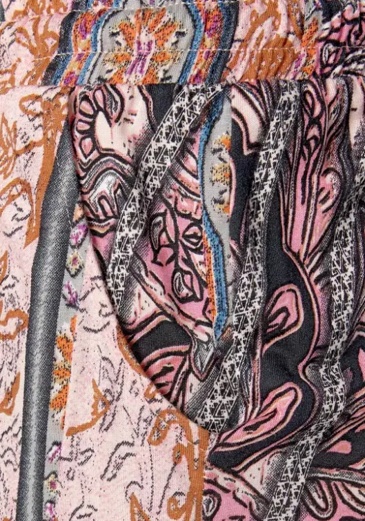 Sale Buffalo Strandhose Rosa-Bedruckt