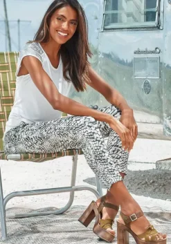 Outlet LASCANA Strandhose Sand-Bedruckt