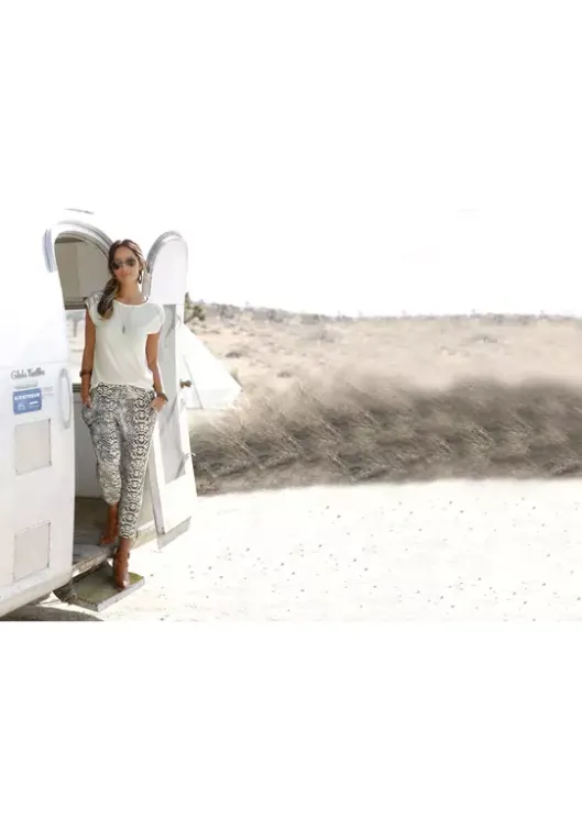 Outlet LASCANA Strandhose Sand-Bedruckt