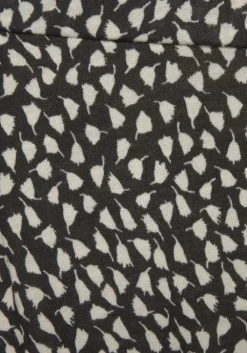 s.Oliver Strandhose Schwarz-Creme-Bedruckt