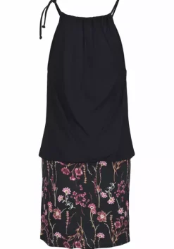 Discount LASCANA Strandkleid Schwarz-Bedruckt