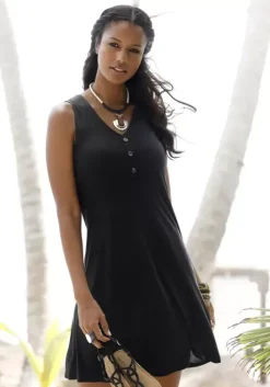 Discount LASCANA Strandkleid Schwarz