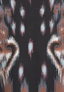 Best Buffalo Strandkleid Schwarz-Bedruckt