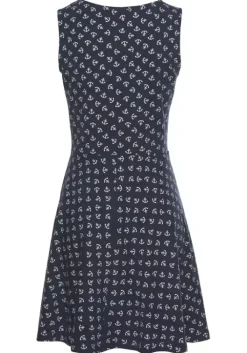 Discount Beachtime Strandkleid Marine-Weis