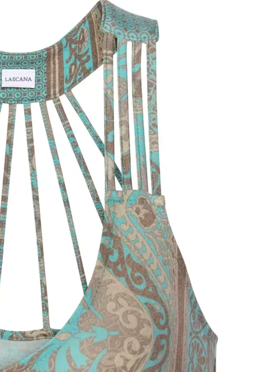 LASCANA Strandkleid Turkis-Bedruckt